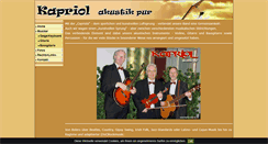 Desktop Screenshot of kapriol-internet.de